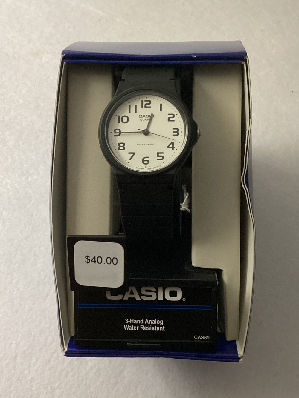 Casio Unisex Black Resin Strap Watch 35mm